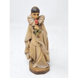 Vintage ANRI Mira Fujita Pierrot Love Harlequin Clown Figurine 305/2500